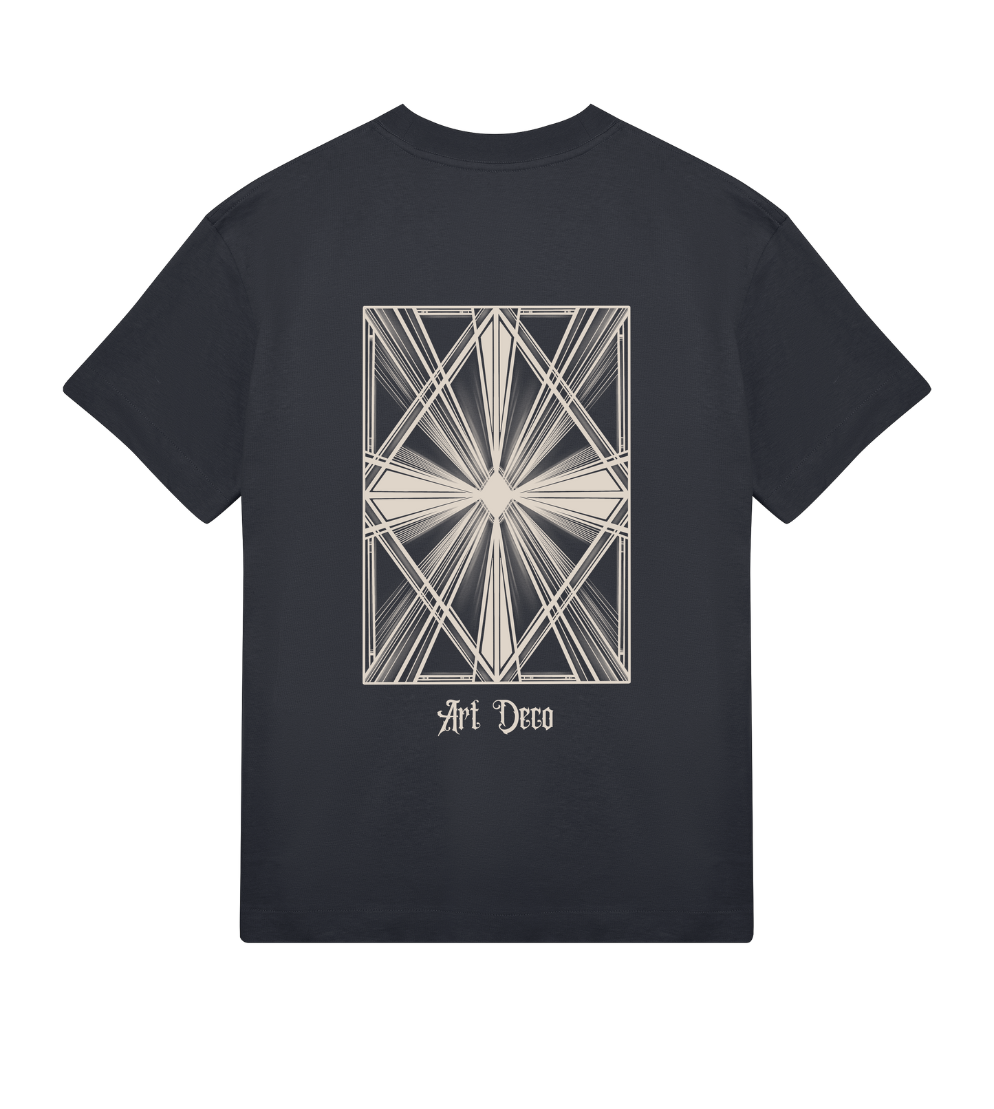 art deco inspired tshirt black