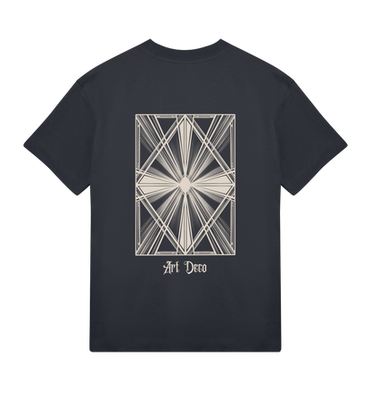 art deco inspired tshirt black