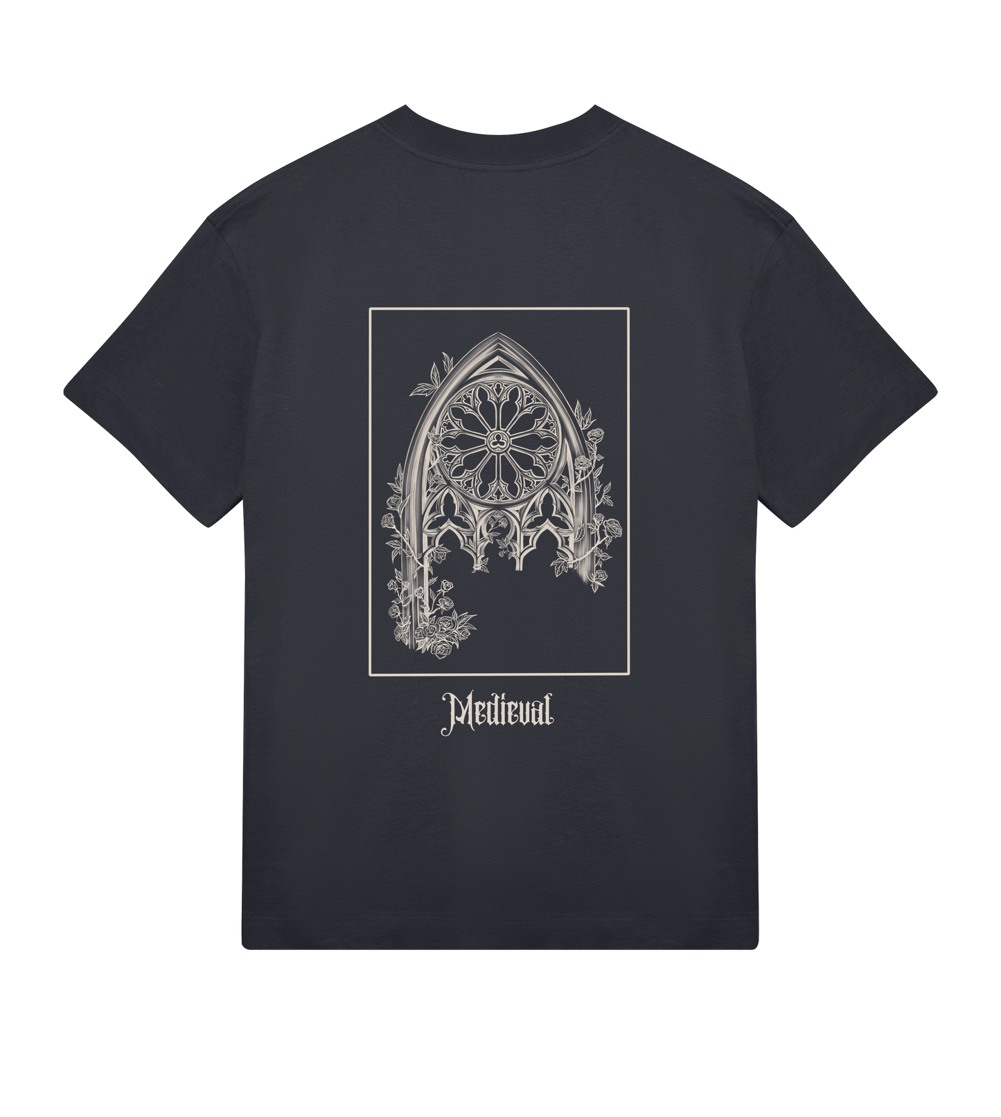 Medieval art inspired Gothic Tshirt white