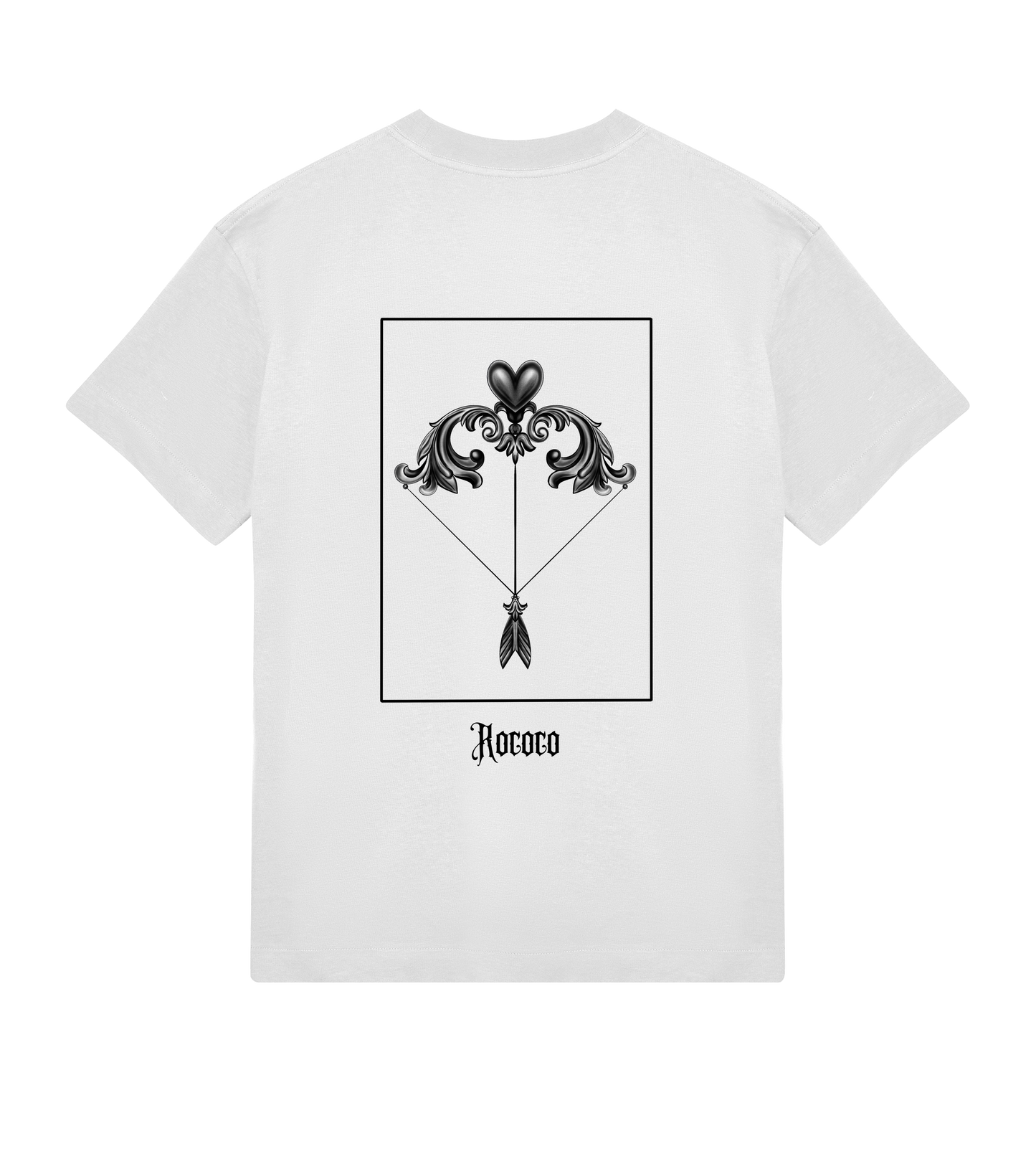 Rococo inspired tshirt white