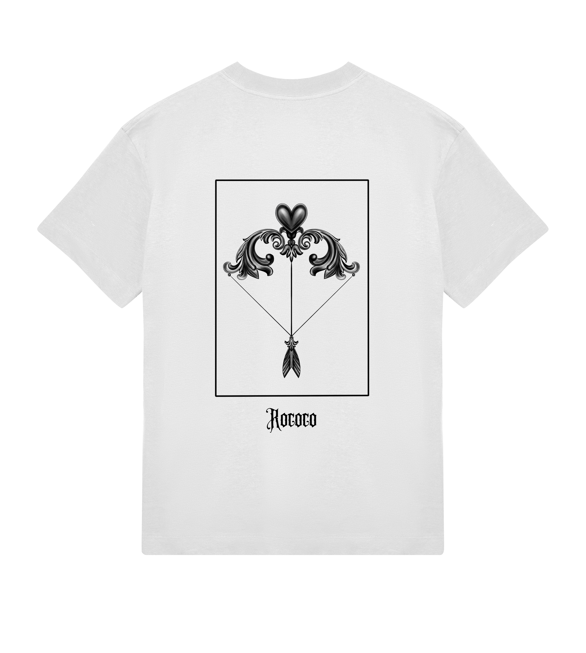 Rococo inspired tshirt white